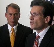 John Boehner and Eric Cantor